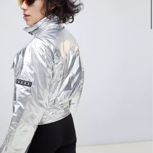 ASOS 4505 ski metallic bomber jacket